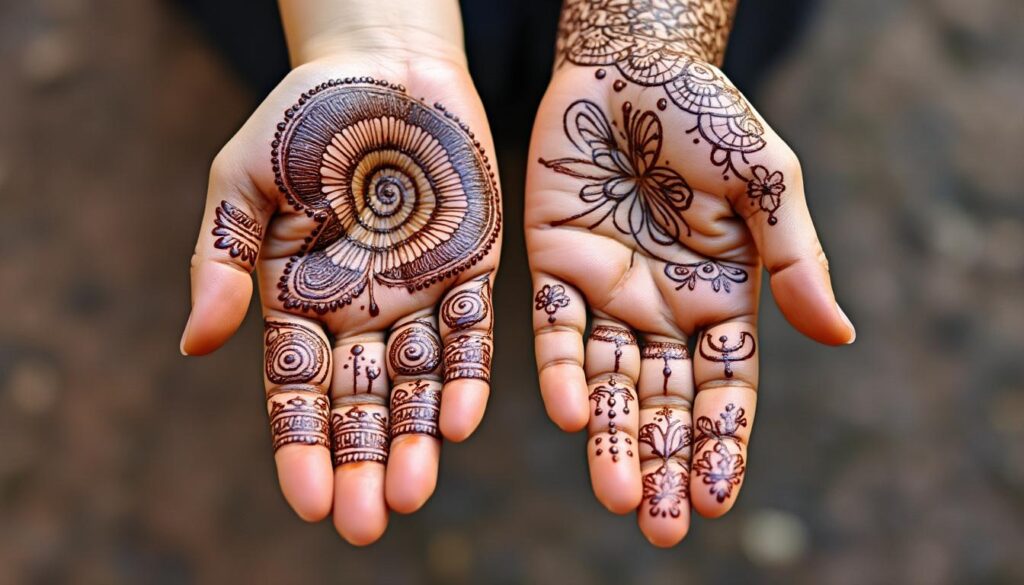 explorez les motifs traditionnels et modernes du mehndi design, une forme d'art corporel emblématique aux dessins élégants et riches en culture.