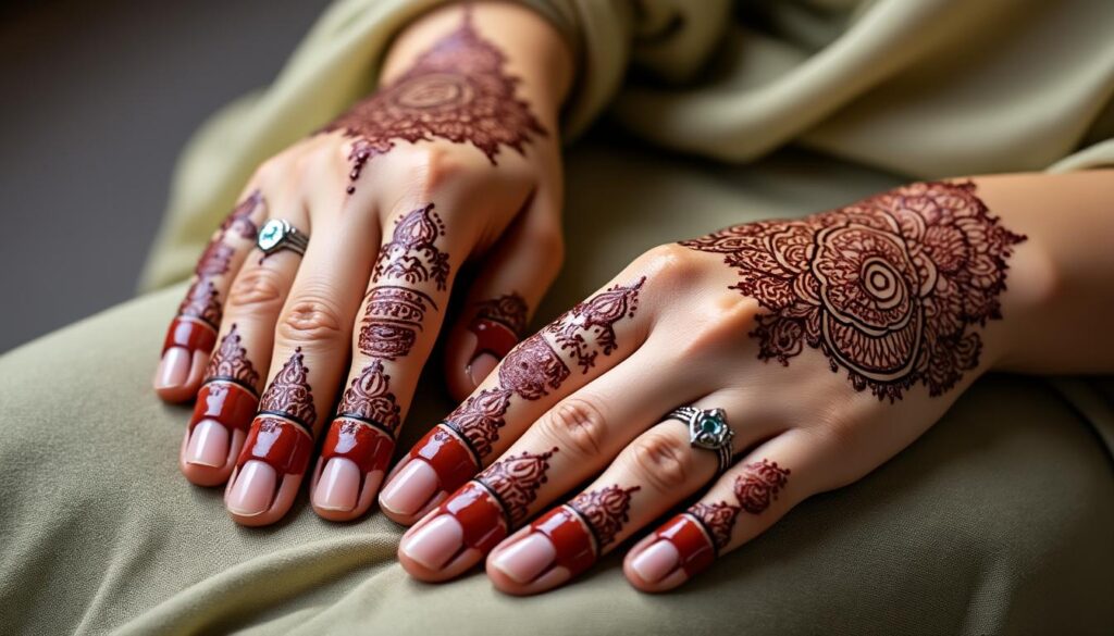 explorez les dernières tendances modernes du design mehndi et adoptez un style unique et élégant pour toutes les occasions.